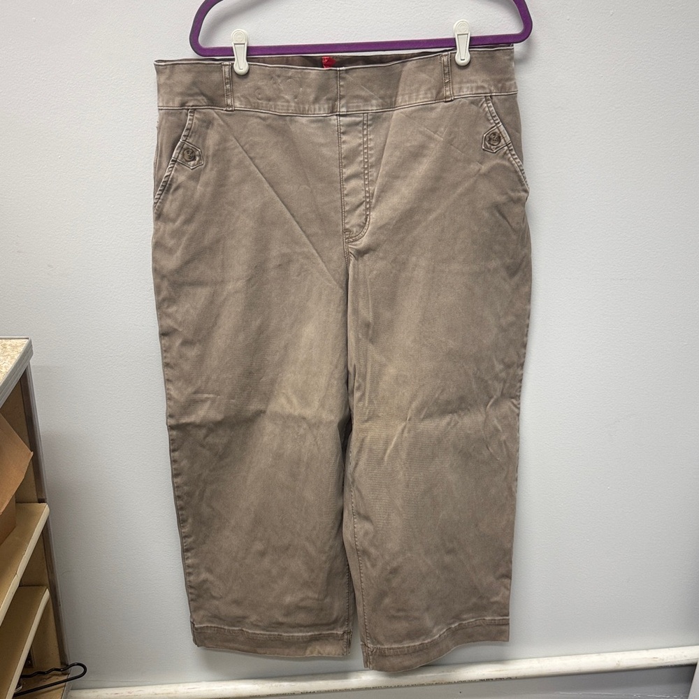 SPANX Wide Leg Pants - Brown